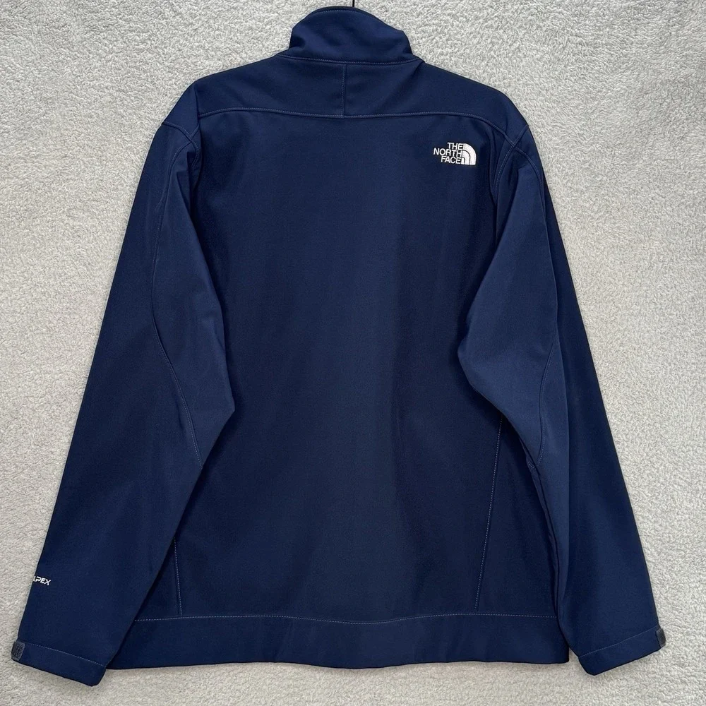 The North Face NF Apex Bionic 3 Windwall Softshell Jacket Men's XL Navy‎ Blue
